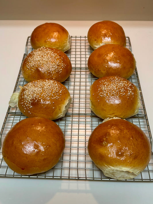 Organic Homemade Bread Buns (8 count)