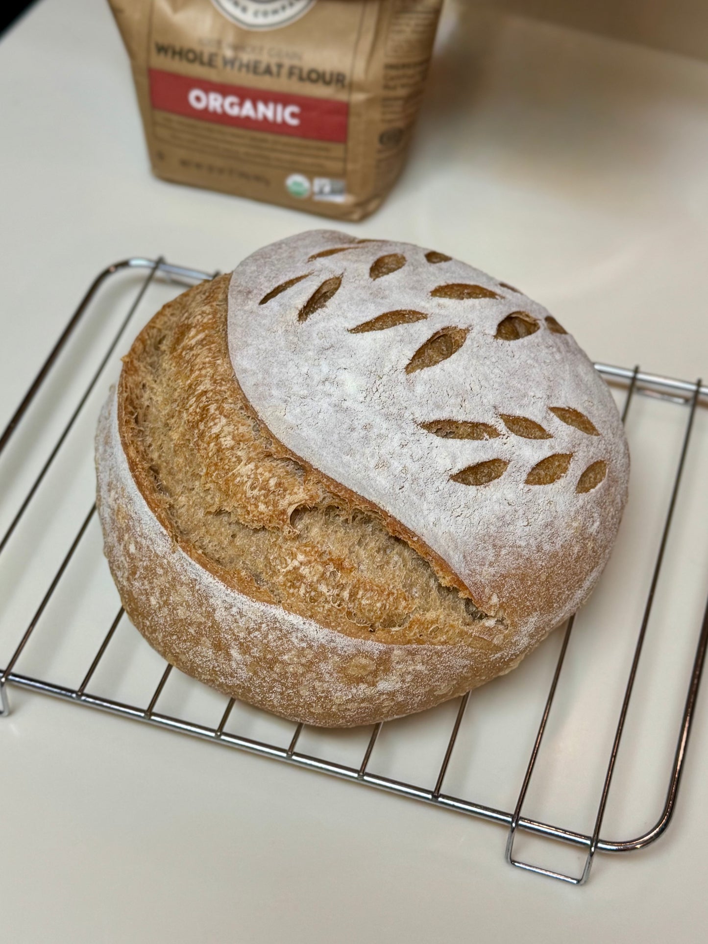Organic Wholewheat Sourdough Bread