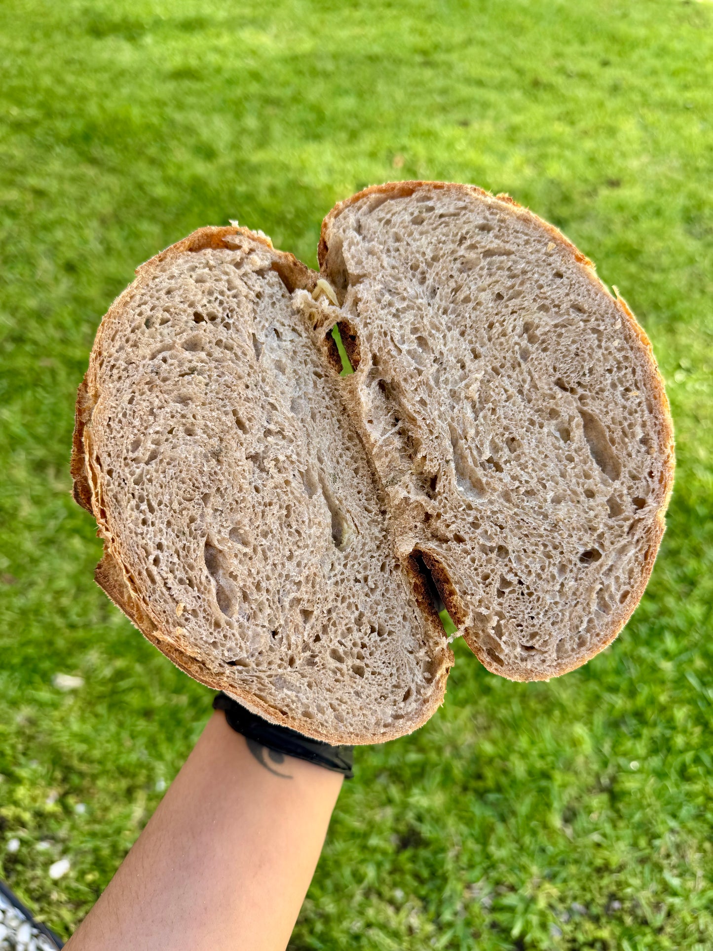 Organic Rosemary & Garlic Wholewheat Sourdough