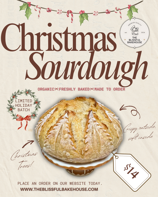 Organic Christmas Sourdough Bread