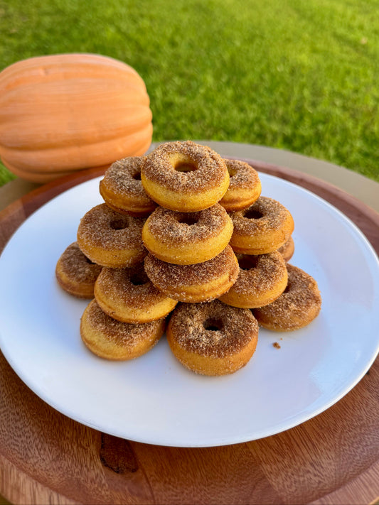 Organic Pumpkin Spice Mini-Doughnuts