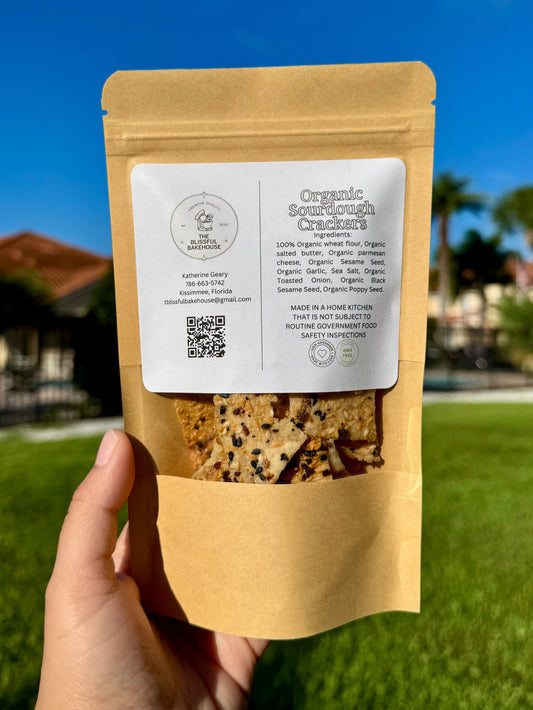 Organic Sourdough Crackers